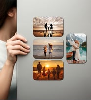 Kişiye Özel Ahşap Fotoğraflı UV Baskılı Magnet