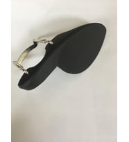 Valencia VCR100HB44 4/4 Keman Çeneliği - Siyah Sert Ağaç (Aksesuar)  Ergonomik Kavisli Tasarım, Cilt Dostu Bitiş, Tam Boy Kemanlarla Uyumlu ve Dayanıklı Metal Bağlantı Aksamı