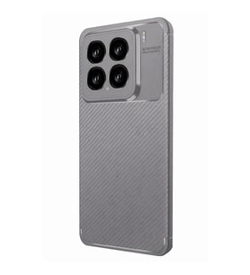 Xiaomi Mi 15 Kılıf Auto Focus Karbon Kapak - Gri