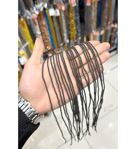 Hematit Taşı Rondela Kesim Mat Siyah 2x1mm Doğal Taş Dizi