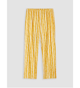 LCW DREAM Sarı Beli Lastikli Çizgili Kadın Pijama Altı