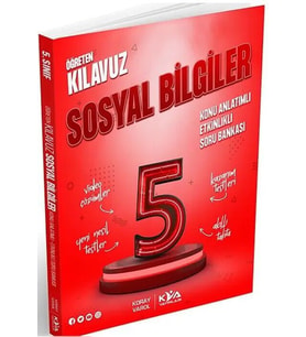 5. Sınıf Sosyal Bilgiler Öğreten Kılavuz Konu Anlatımlı Etkinlikli Soru Bankası KVA Yayınları