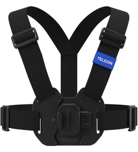 Lexroo Aksiyon Kamera Göğüs Askısı - GoPro - Insta360 - DJI Osmo Action gibi Kameralar ile Uyumlu