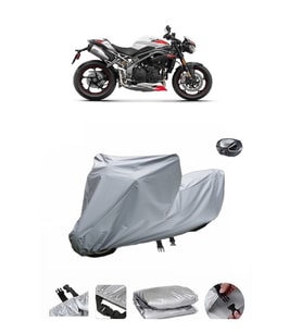 Triumph Speed Triple R  Su Geçirmez Motosiklet Brandası ARKA ÇANTA UYUMLU