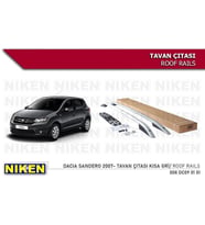 Dacıa Sandero Tavan Çıtası Kısa Gri 2007- Sonrası Modeller
