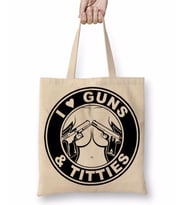 I Love Guns Bez Çanta Uzun Saplı