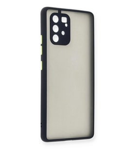 Durukar® Samsung Galaxy A91 / S10 Lite Kılıf Montreal Silikon Kapak - Lacivert