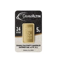 AgaKulche 5 gr 995 24 Ayar İAR Külçe Altın