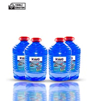 KING MAX Cam Suyu 5 LT Antifriz İçerikli -20 Derece 4'Lü Avantaj Paket