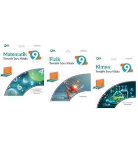 PALME YAYINEVİ 9.SINIF JOKER MATEMATİK - FİZİK - KİMYA  TEMATİK SORU BANKASI