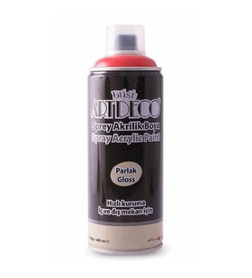 Artdeco Akrilik Sprey Boya 400 ML Scarlet Sprey Akrilik Boya (Karışık)