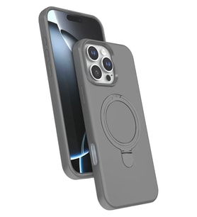 iPhone 16 Pro Regal Magsafe Standlı Kapak - Titan Gri