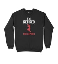 Emekli Basketbolcu Siyah Sweatshirt