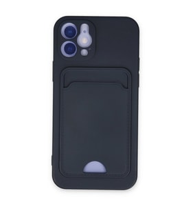İphone 12 Kılıf Kelvin Kartvizitli - Lacivert