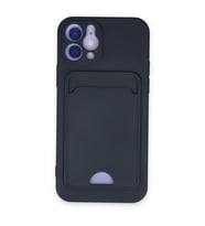 İphone 12 Kılıf Kelvin Kartvizitli - Lacivert