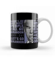 Joe Lets Go Brandon Kupa Bardak Porselen