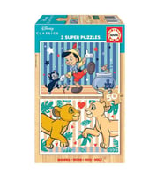 Educa Çocuk Puzzle 2X50 Parça Disney Classics 19290