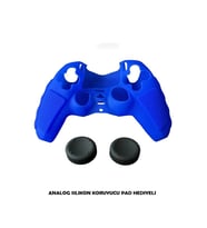 PS5 DualSense İçin Premium Silikon Kılıf & 1 Çift Analog Koruyucu Set Hediyeli – Oyuncu Serisi Ultra Kalite