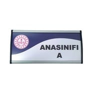 Kapı İsimliği 12x25cm 50li Paket