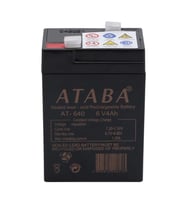 Ataba At-640 6v 4ah Işıldak Aküsü