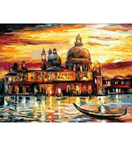 Renkli Kanal 2 Sayılarla Boyama Seti 40x50 cm (Tuvale Gerili)