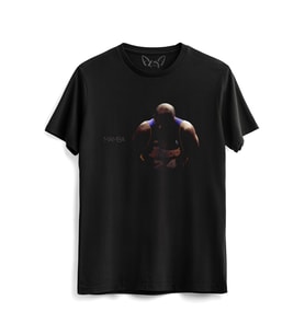 Kobe Bryant Resimli Dijital Baskı Çocuk Siyah Tshirt 