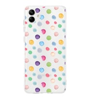 PrintiFy Samsung Galaxy A04 ile Uyumlu 1mm Slim Fit Water Color 6 Baskılı Şeffaf  Kılıf