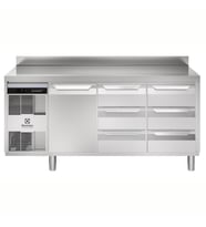Electrolux Professional EH3H3ACC Endüstriyel Tip S.tezgah,440l,1kapı+6x1/3çekmece,sırt-hd ,710050