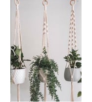Garden Makrome Saksılık 3'lü Garden Makrome Saksılık 3lü