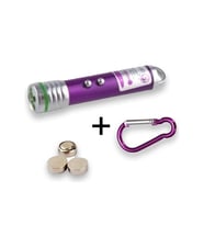 Kırmızı Lazer Oyuncak Kedi Lazeri 3 Mod Kedi Eğitim Oyuncağı + Beyaz Led Işıklı (Model 1)