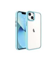 Apple iPhone 14 Plus Uyumlu Kılıf Zore Krom Kapak (Açık Yeşil)