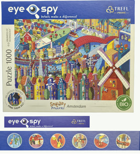 Trefl Eye Spy 1000 Parça Puzzle- Amsterdam - Hediyelik Puzzle