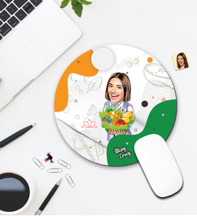Kişiye Özel Karikatür Tasarımlı Mouse Pad 069