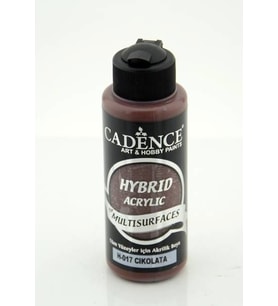 Cadence Hybrid Multisurface Akrilik Boya 120 ml. H-017 ÇİKOLATA 