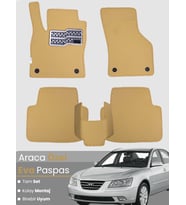 HYUNDAİ SONATA (2005-2010) Uyumlu EVA Paspas Tam Set–Araca Özel,Kolay Montaj,Su Geçirmez