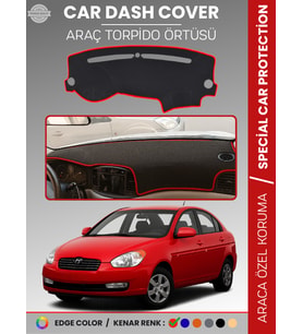 HYUNDAİ ACCENT (2006-2011) Torpido Örtüsü Kaymaz Tam Uyum Çatlamayı Önler Kolay Montaj