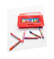 12 Renk Pastel Boya Plastik Kutu 1 Paket 12 Li Yağlı Pastel Boya Plastik Kutu Faber Pastel (Karışık)
