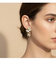 STİL İNCİSİ/XUPING JEWELRY YAPRAK MODEL KÜPE