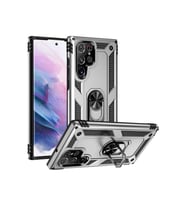 Samsung Galaxy S22 Ultra Uyumlu Kılıf Zore Vega Kapak (Gri)
