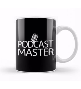 Podcast Master Podcasting Creator & Host Kupa Bardak Porselen