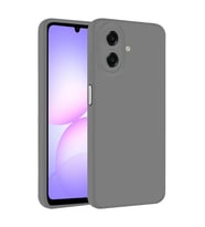 Samsung Galaxy A07 Kılıf Biye Yumuşak Silikon Case (Gri)