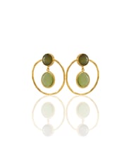 Kadir Jewellery 22 Ayar Altın Kaplama Kadın Halka Küpe -El İşçiliği Ve Hipoalerjenik Küpe