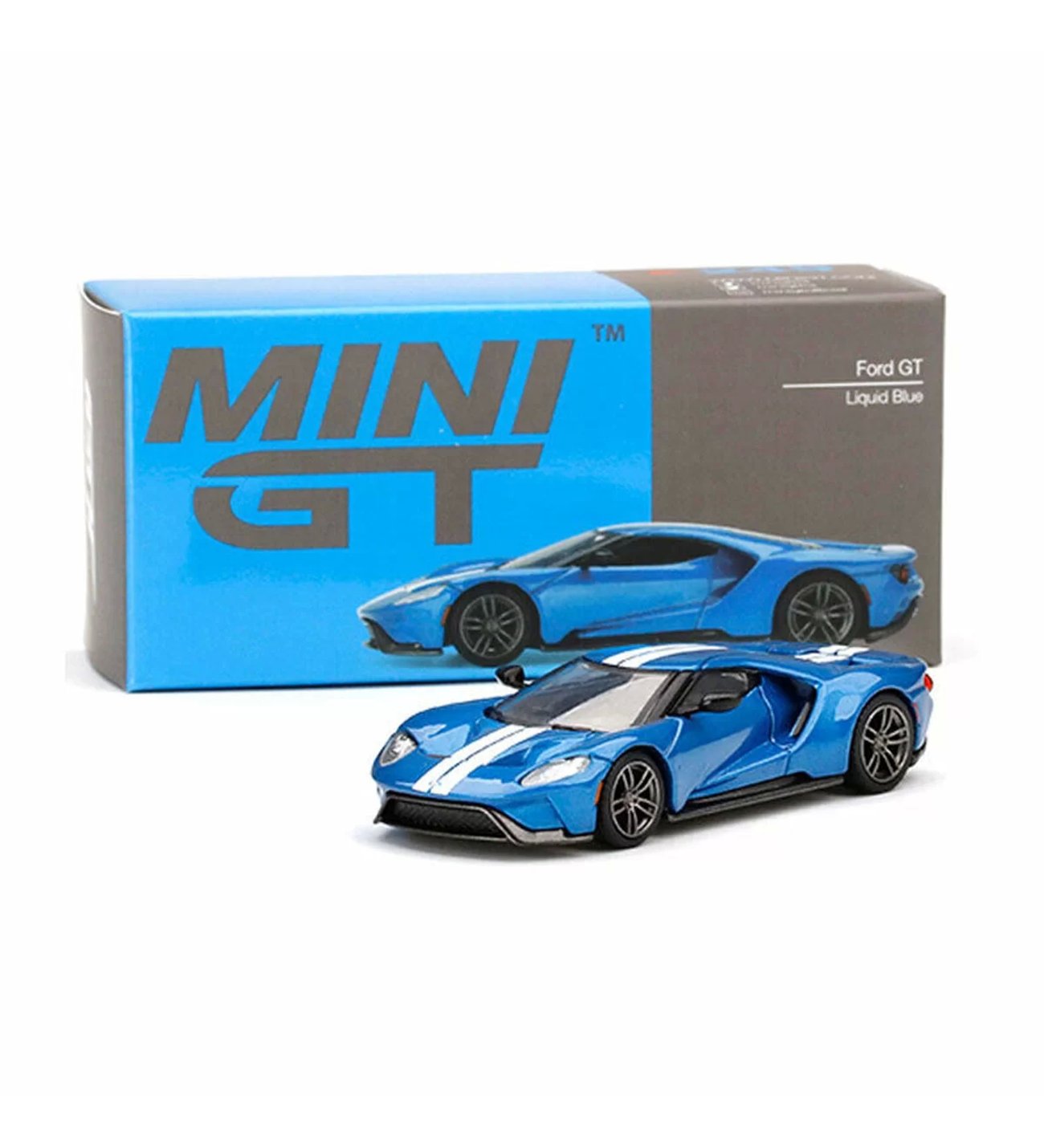 ミニカー MINI GT 249 Ford GT Liquid Blue Mini GT 1:64 Ford GT Liquid Blue