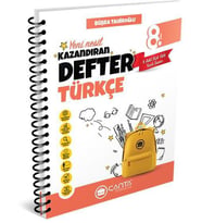 Çanta Yayınları 8. Sınıf Türkçe Okula Yardımcı Kazandıran Defter 