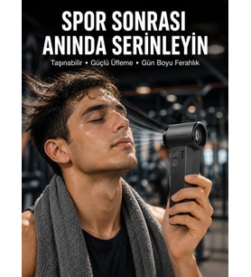 Taşınabilir Şarjlı Güçlü Hava Üfleme Aleti Çok Yönlü Kullanım Yeni Nesil