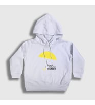 Presmono Unisex Çocuk Beyaz Umbrella How I Met Your Mother Kapüşonlu Sweatshirt 196032tt (Beyaz)