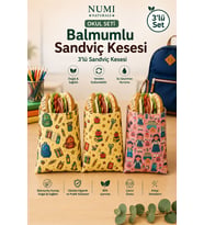 Balmumlu Sandviç Keseleri – Yeniden Kullanılabilir, Doğal Kumaş, Çevre Dostu