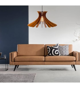 Windsrf Modern Tasarım Doğal Ahşap MDF 3D Rustik Ahşap Avize