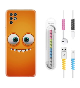 INFINIX Note 11 Pro Note 10 Hot 9 Play Kılıf Kablo Koruma Spiral Silikon Dişlek 1615