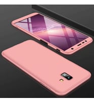 Samsung Galaxy J6 Plus Uyumlu Kılıf Zore Ays Kapak (Siyah-Mavi)